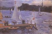 Max Slevogt The Alster at Hamburg (mk09) oil painting